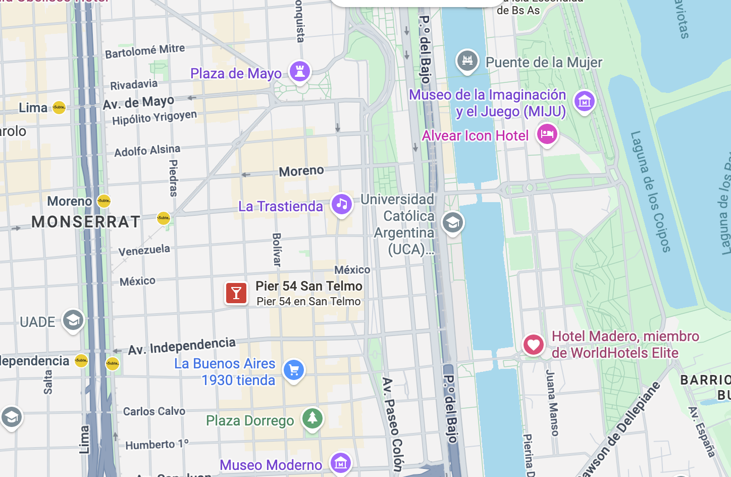 Pier 54 ubicación